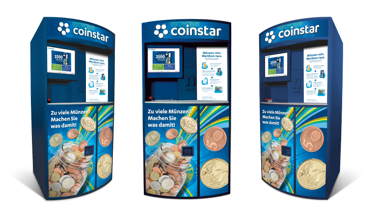 Coinstar Germany kiosks.